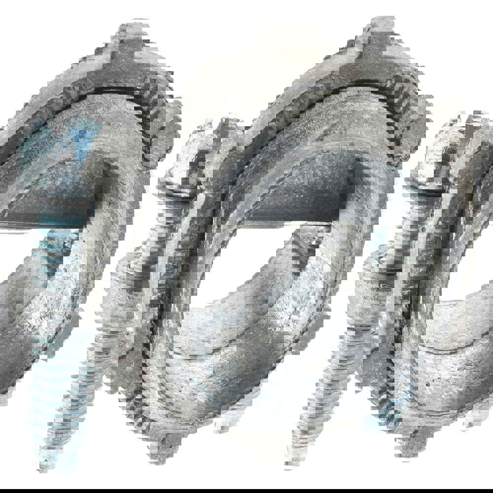 Conduit Connector: Die Cast Zinc, 3/8